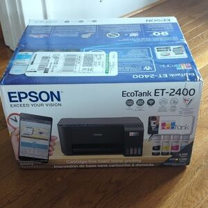 Epson EcoTank ET-2400 with Black and Color Ink